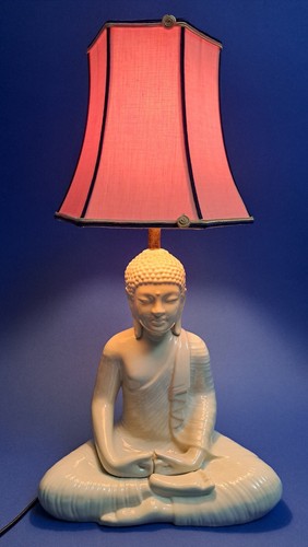 Lampe asiatique ceramique - lampe, en