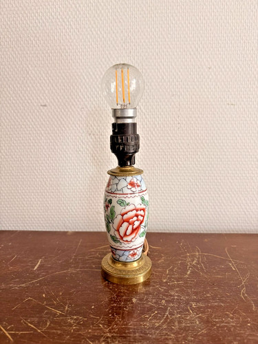 Ancien lampe table porcelaine - lampe,