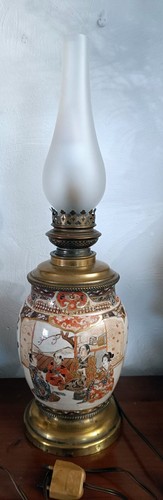 Ancienne lampe pétrole - lampe,