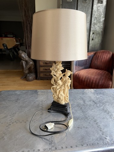 Lampe asiatique japon vintage - lampe,